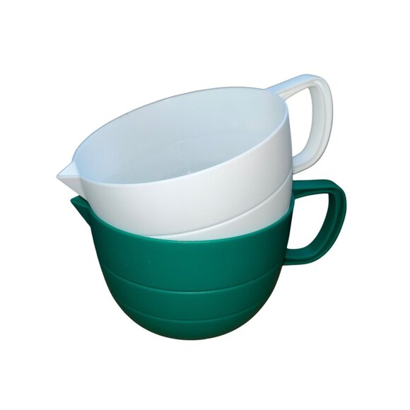 Soup Mugs 24 oz Set 2 Large Plastic Cups Lightweight Horizon USA Dorm Travel - Picture 1 of 6